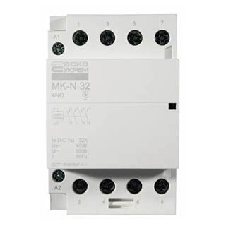MK-N 4P 32A 4NO 220V, Модульний контактор